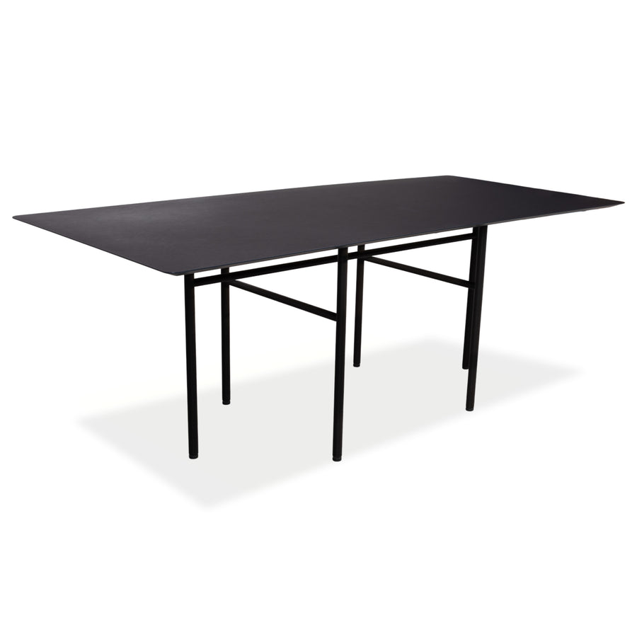 Table à manger Audo Snaregade en bois noir 200 x 90 cm