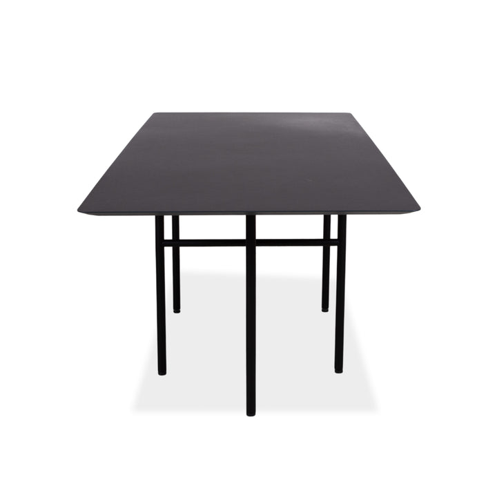 Table à manger Audo Snaregade en bois noir 200 x 90 cm