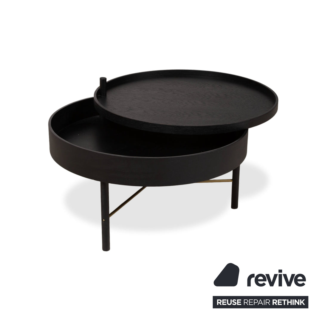 Audo Turning Holz Couchtisch Schwarz manuelle Funktion