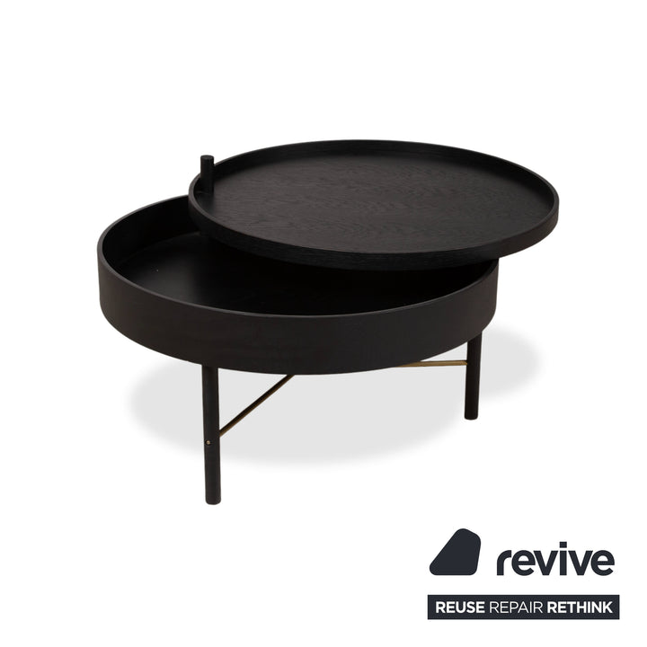 Audo Turning Holz Couchtisch Schwarz manuelle Funktion