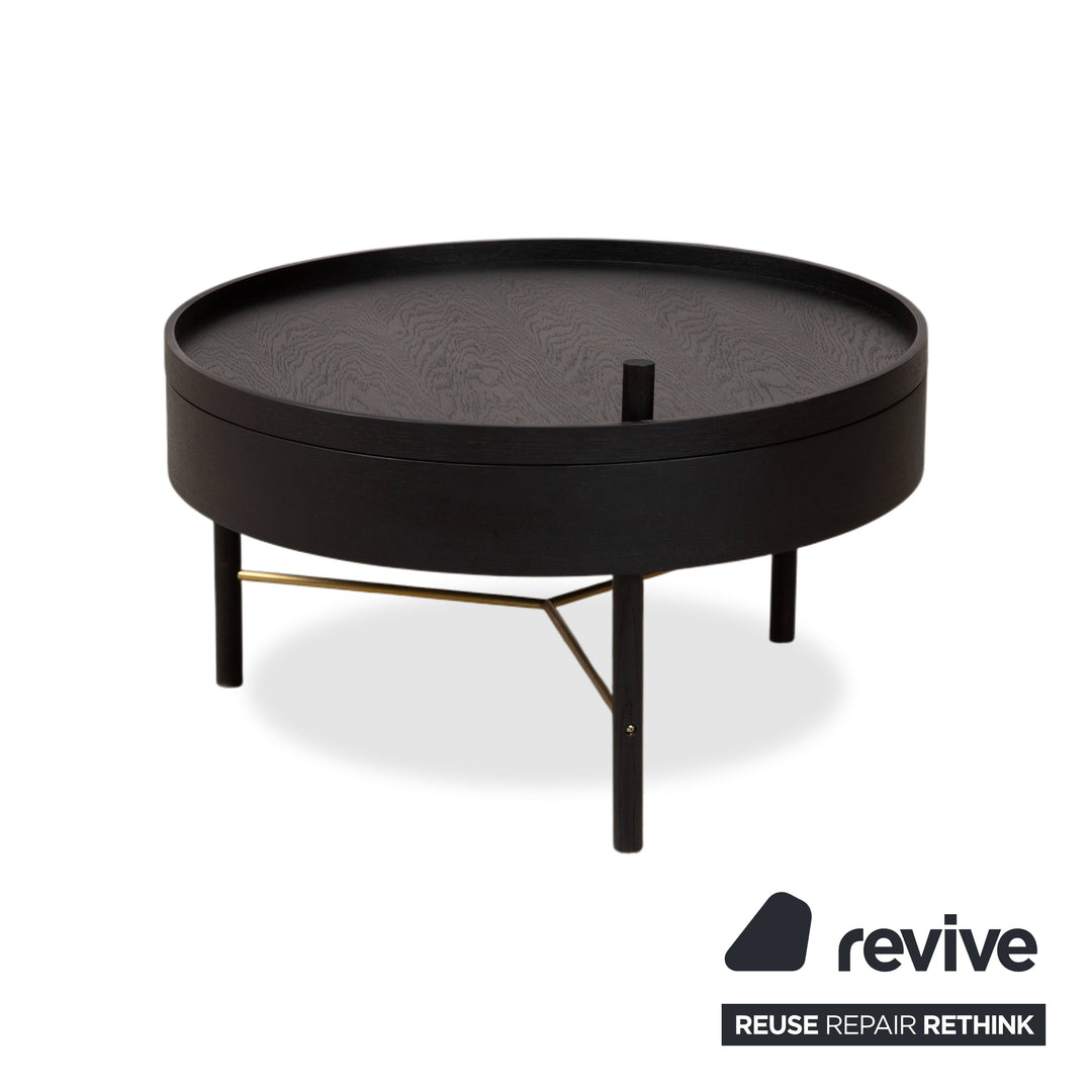 Audo Turning Holz Couchtisch Schwarz manuelle Funktion
