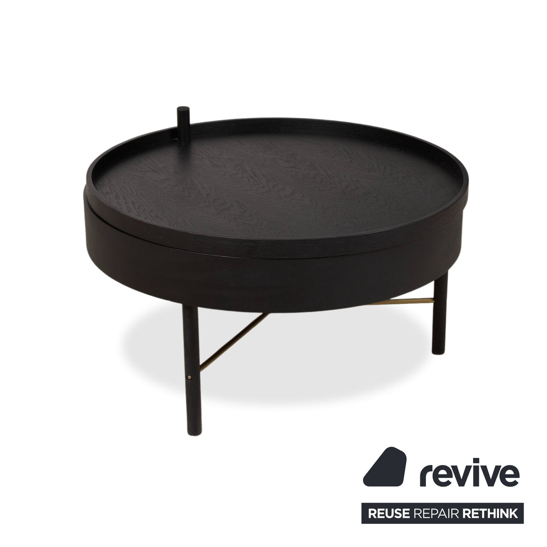 Audo Turning Holz Couchtisch Schwarz manuelle Funktion