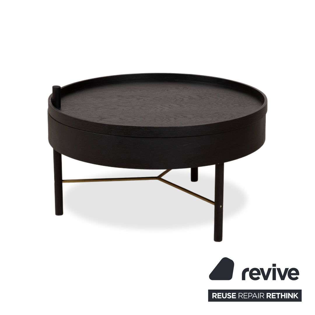 Audo Turning Holz Couchtisch Schwarz manuelle Funktion
