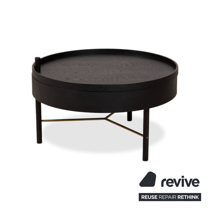 Audo Turning Holz Couchtisch Schwarz manuelle Funktion
