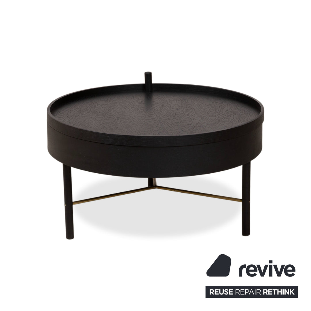 Audo Turning Holz Couchtisch Schwarz manuelle Funktion