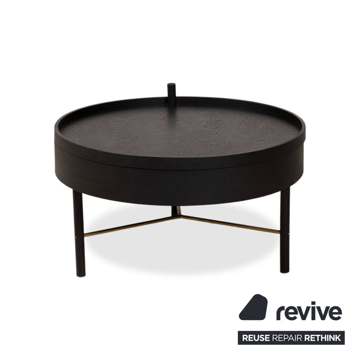 Audo Turning Holz Couchtisch Schwarz manuelle Funktion