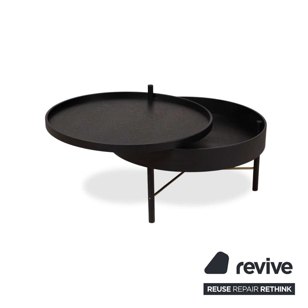 Audo Turning Holz Couchtisch Schwarz manuelle Funktion