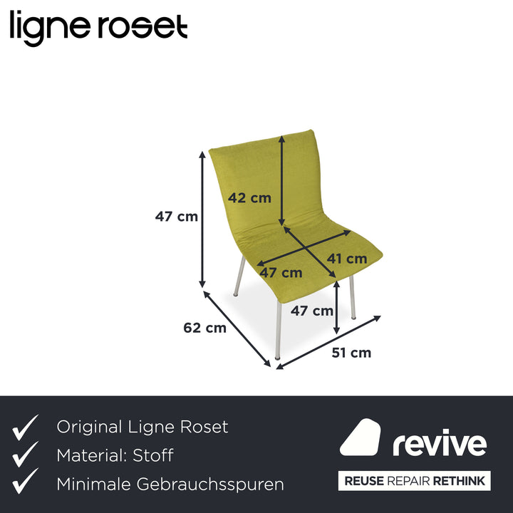 Refurbishment order Oliver Durek - Ligne Roset Calin fabric green 6-piece set