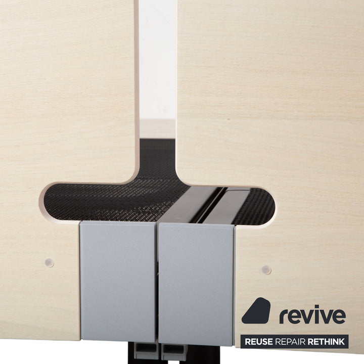 Auping Auronde Holz Weiß Beige Doppelbett manuelle Funktion