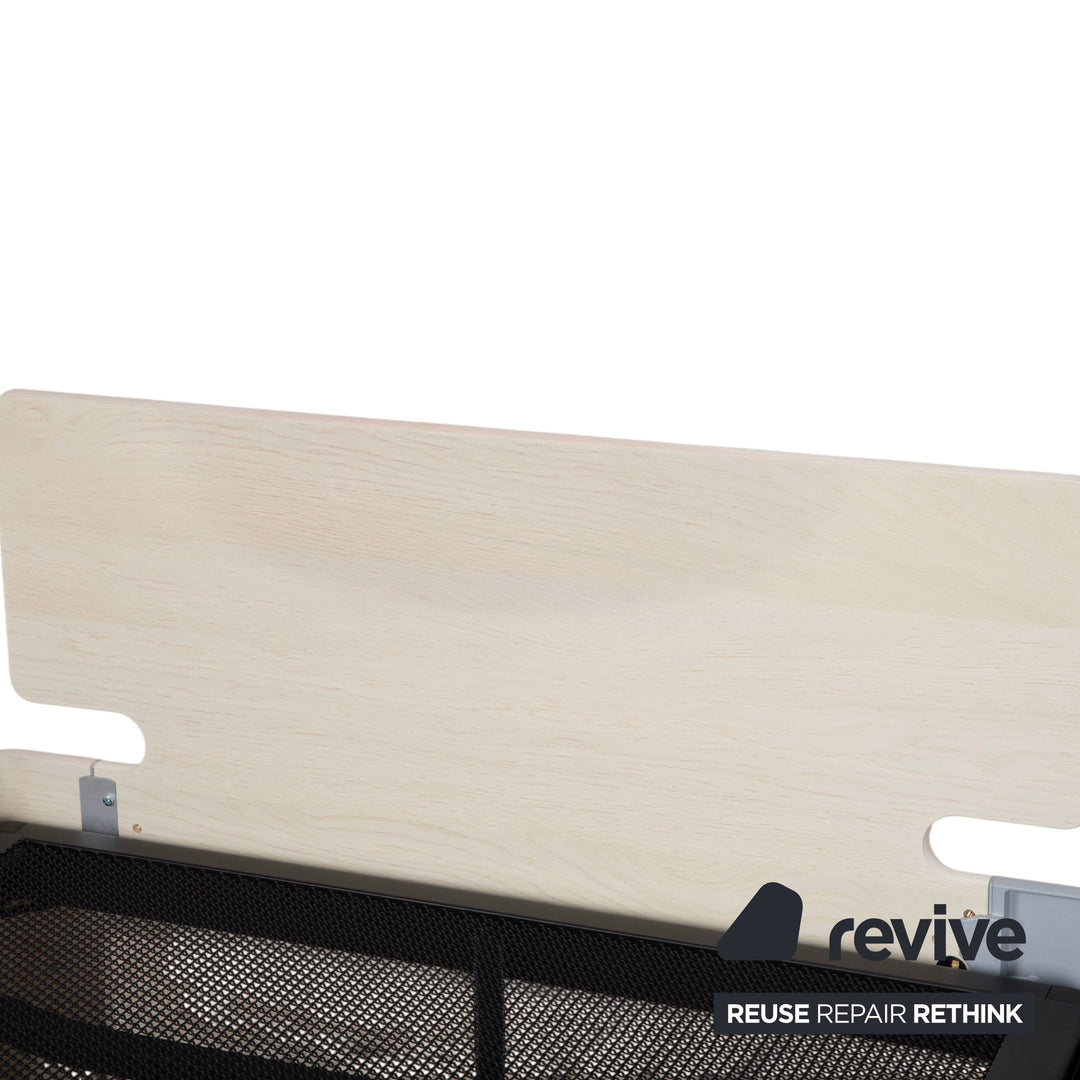 Auping Auronde Holz Weiß Beige Doppelbett manuelle Funktion
