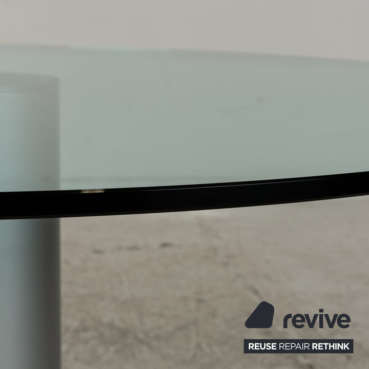 Table à manger en verre Bacher Castro argent 130 x 130 x 73 cm