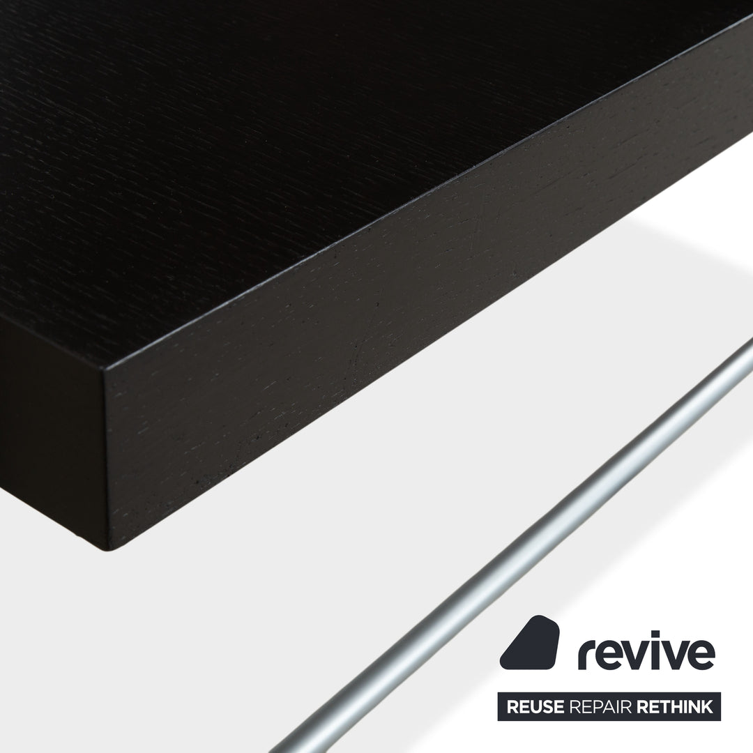 Table basse Bacher Kyoto en bois noir avec tiroir