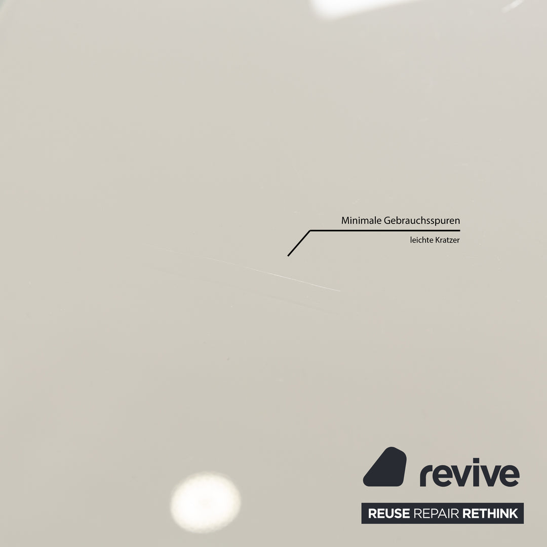 Bacher TODO Holz Glas Esstisch Weiß