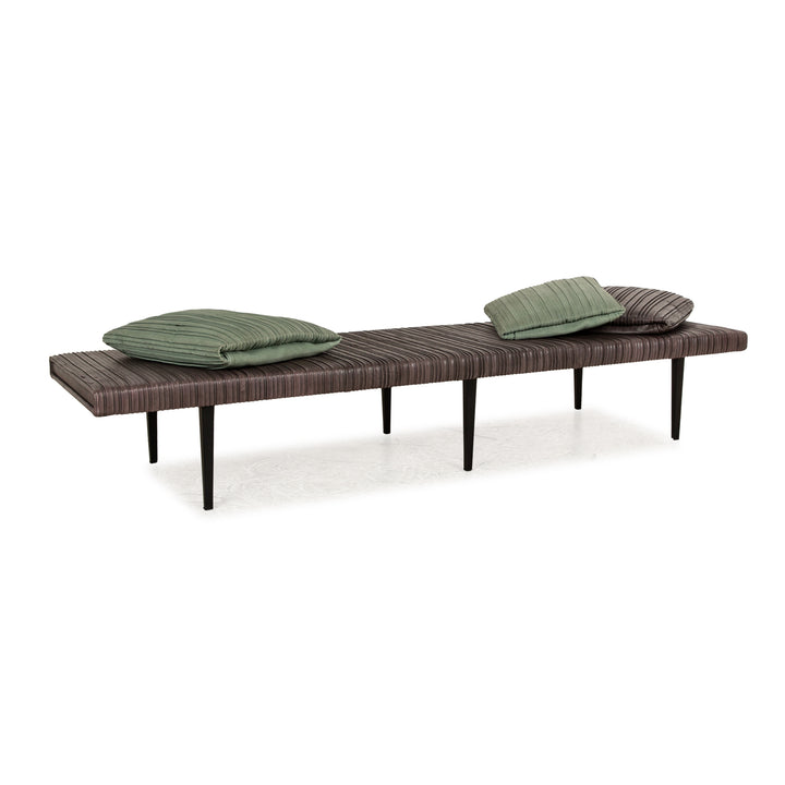 Baxter Garcon Leder Liege Braun Daybed