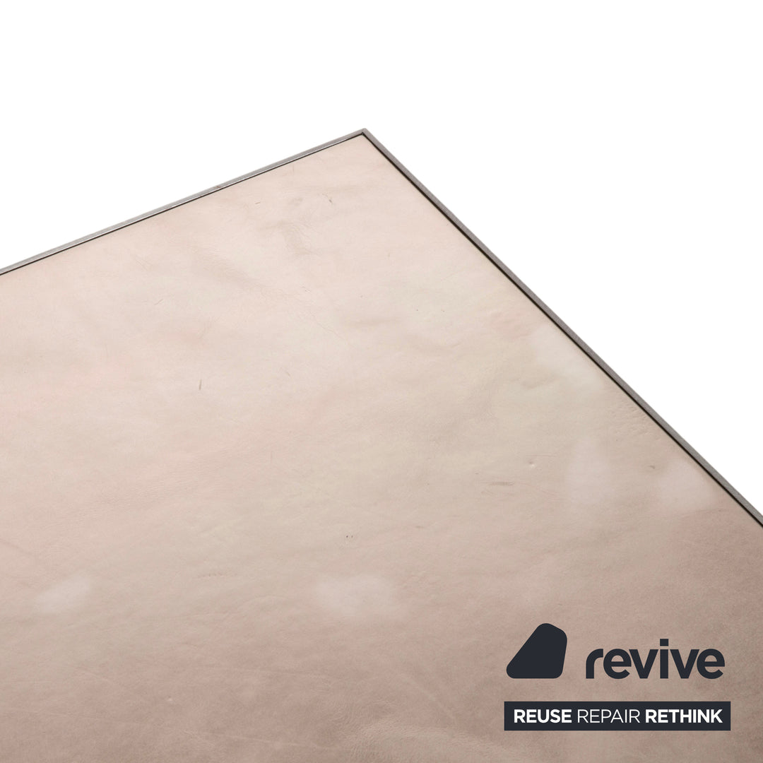 Table basse Baxter Infinity métal argenté