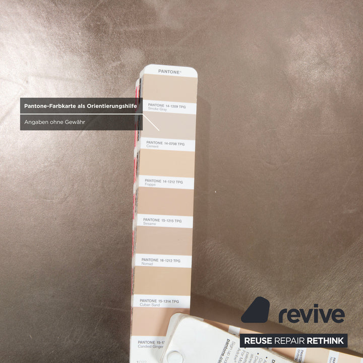 Baxter Infinity Metall Couchtisch Silber