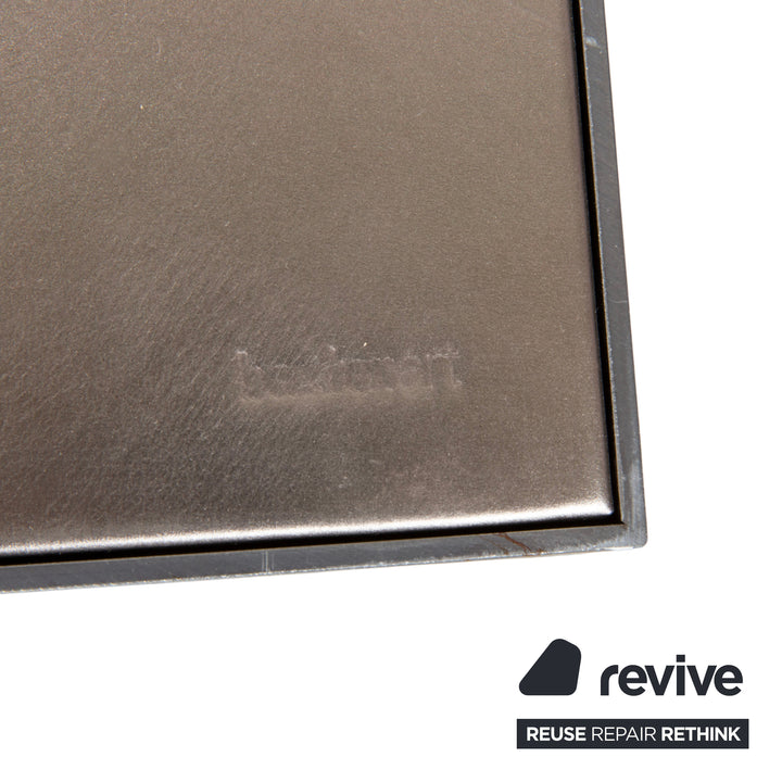 Baxter Infinity Metall Couchtisch Silber