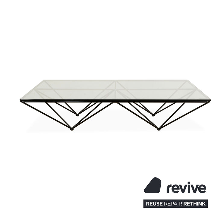 B&amp;B Italia Alanda Glass Coffee Table Black