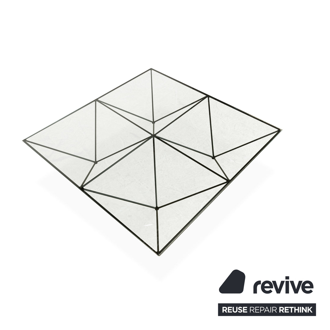 Table basse en verre Alanda de B&amp;B Italia, noire