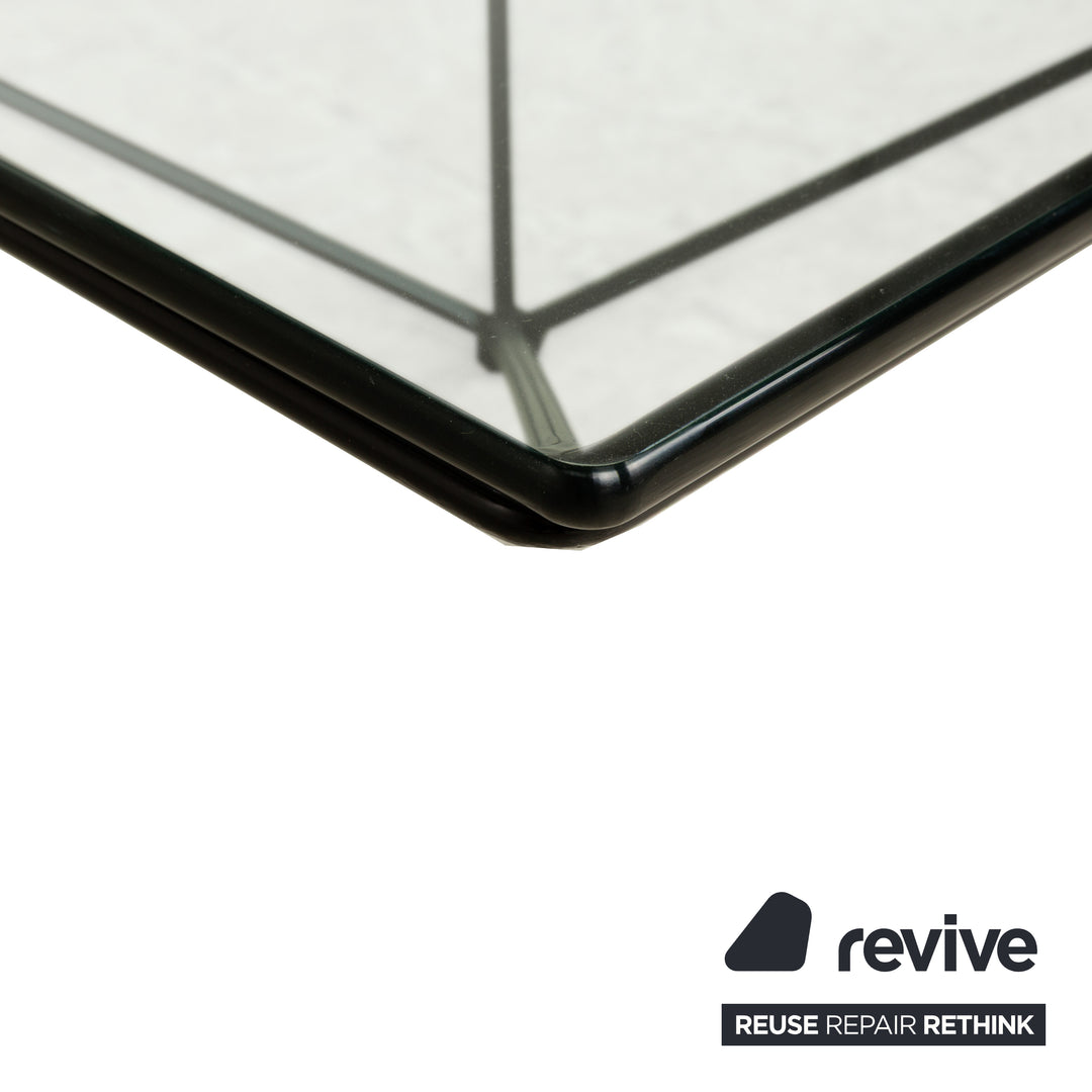 Table basse en verre Alanda de B&amp;B Italia, noire