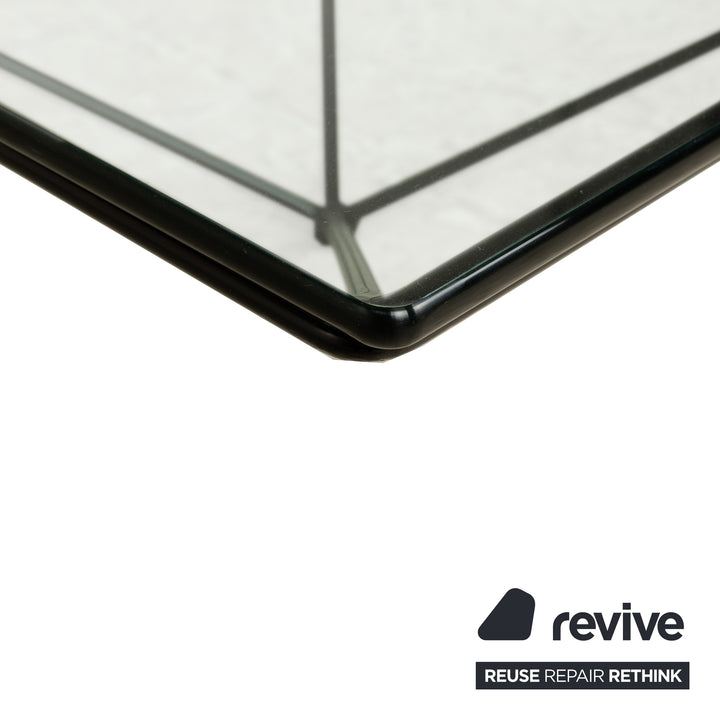 Table basse en verre Alanda de B&amp;B Italia, noire