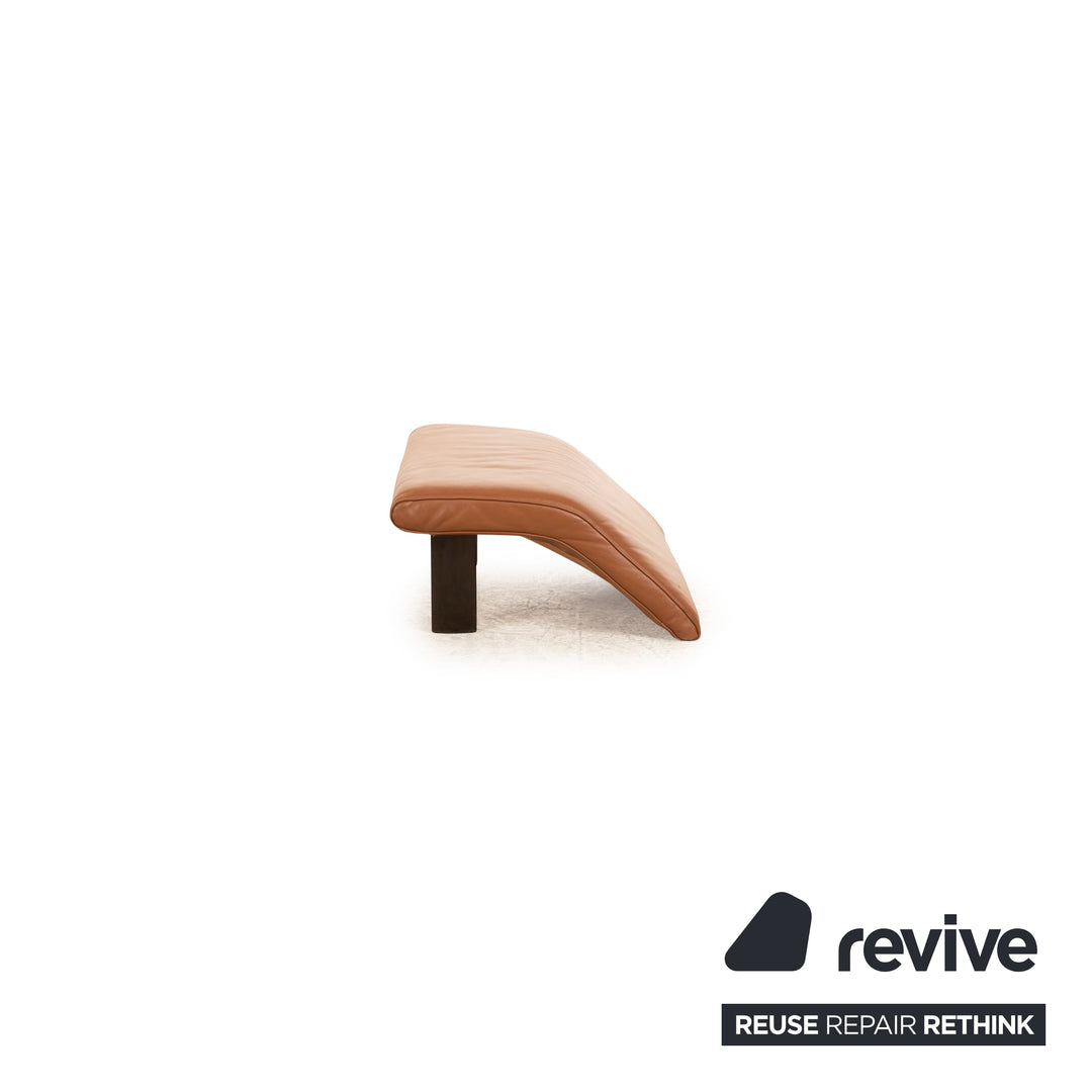 B&amp;B Italia Alanda Leather Stool Brown