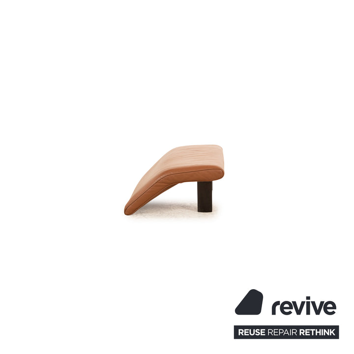 B&amp;B Italia Alanda ensemble de fauteuils en cuir marron fonction manuelle fauteuil tabouret
