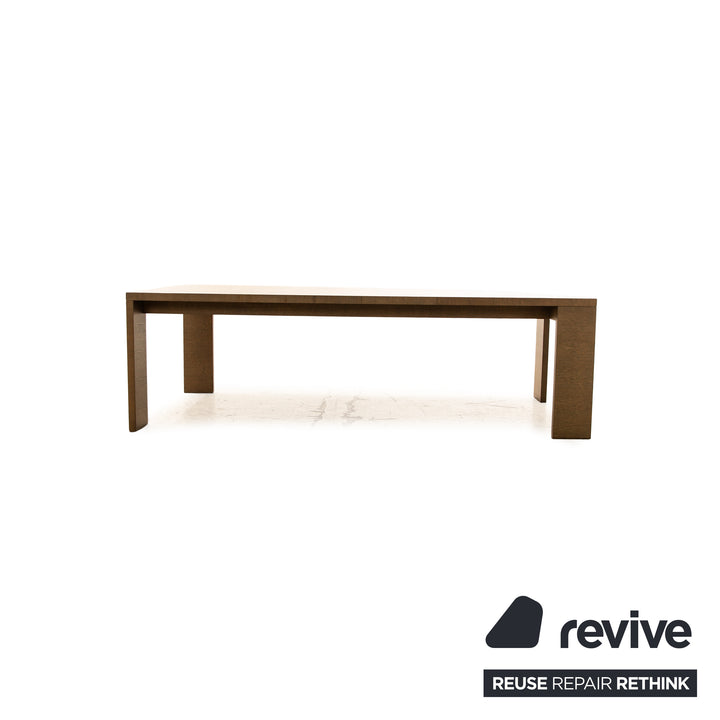 B&amp;B Italia Apta Table rectangulaire Table à manger en bois chêne marron Designer Antonio Citterio