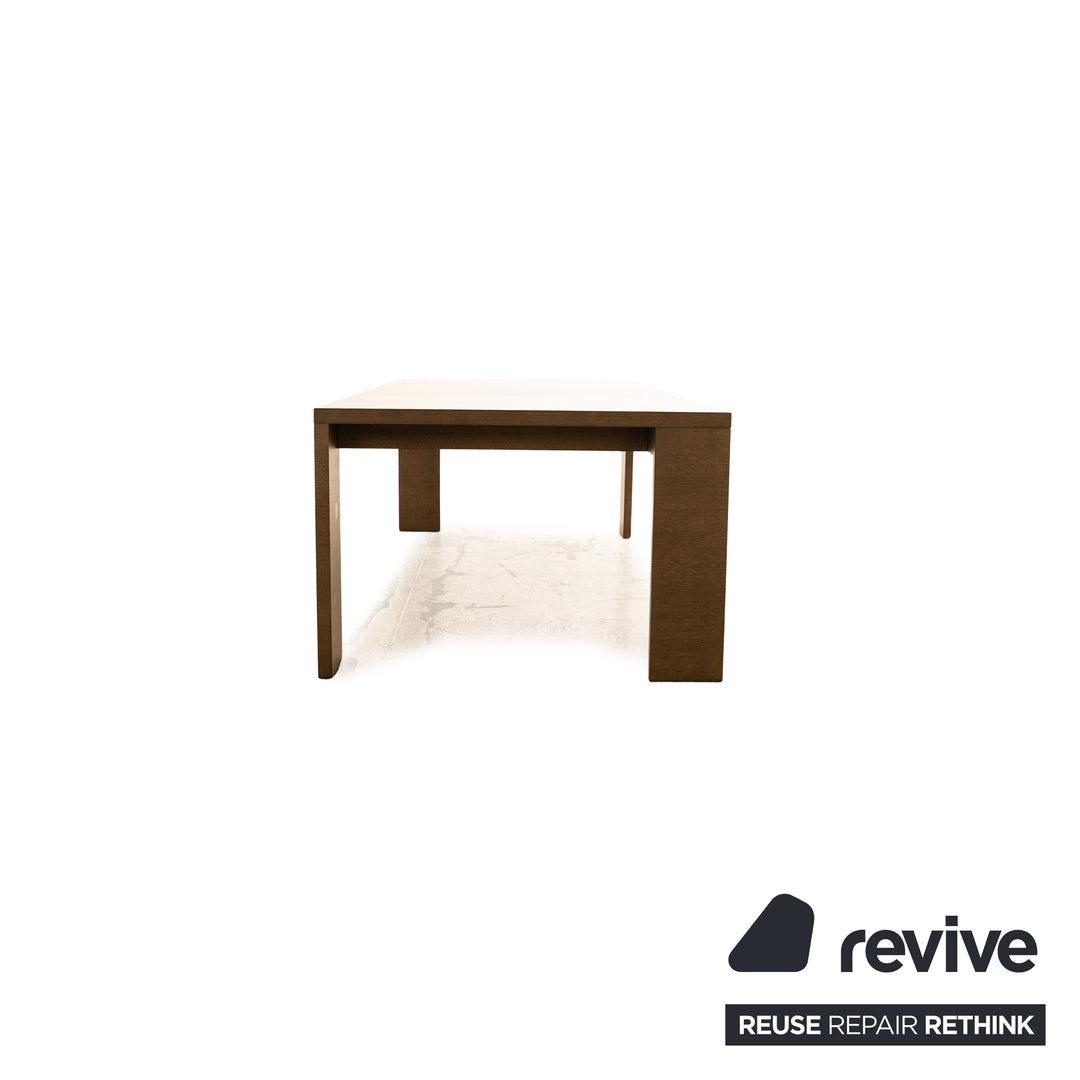 B&amp;B Italia Apta Table rectangulaire Table à manger en bois chêne marron Designer Antonio Citterio