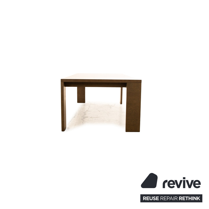 B&amp;B Italia Apta Table rectangulaire Table à manger en bois chêne marron Designer Antonio Citterio