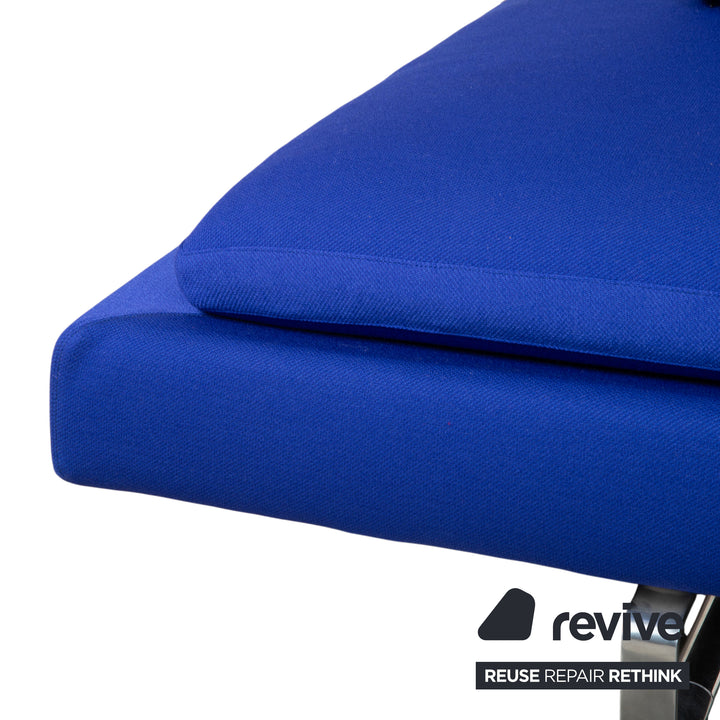 B&B Italia Arne Stoff Ecksofa Blau Sofa Couch