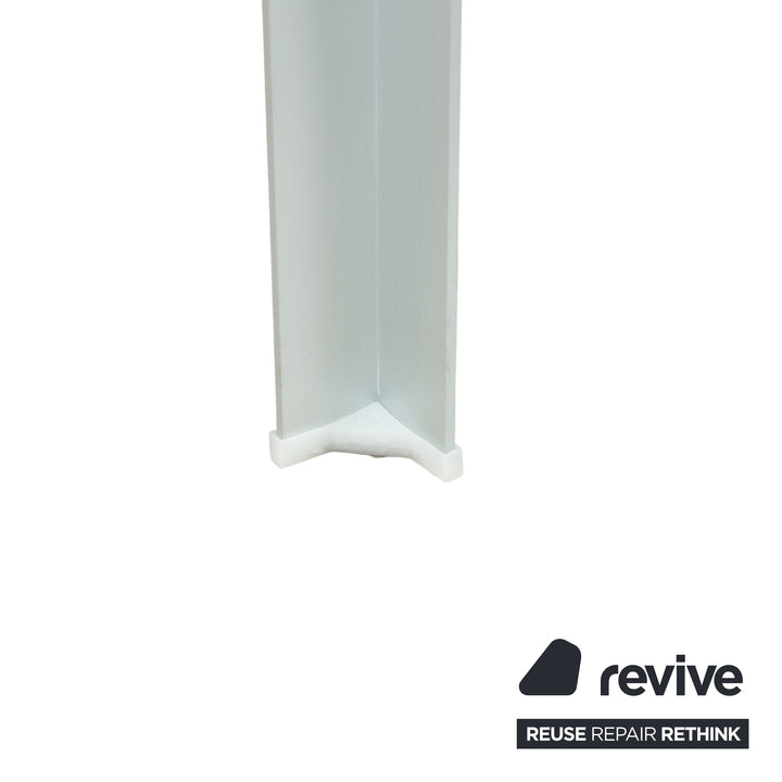 B&B Italia Atavola Glas Satiniert Esstisch Silber
