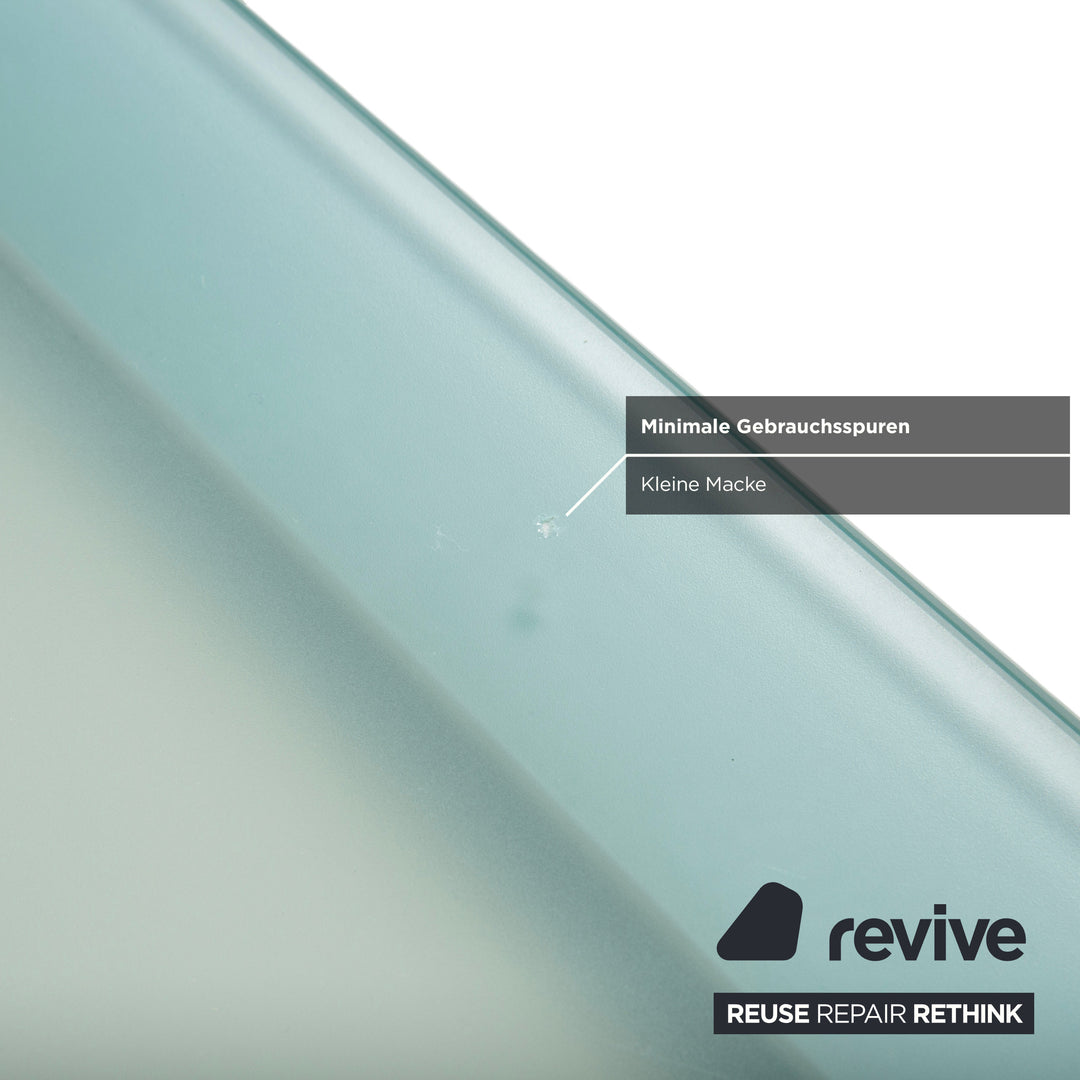 B&B Italia Atavola Glas Satiniert Esstisch Silber