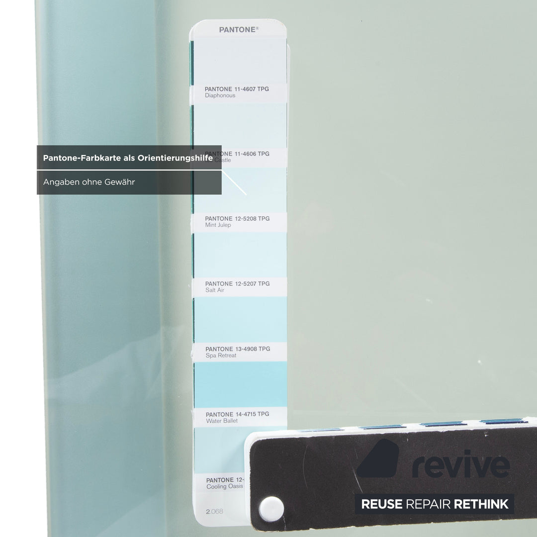 B&B Italia Atavola Glas Satiniert Esstisch Silber
