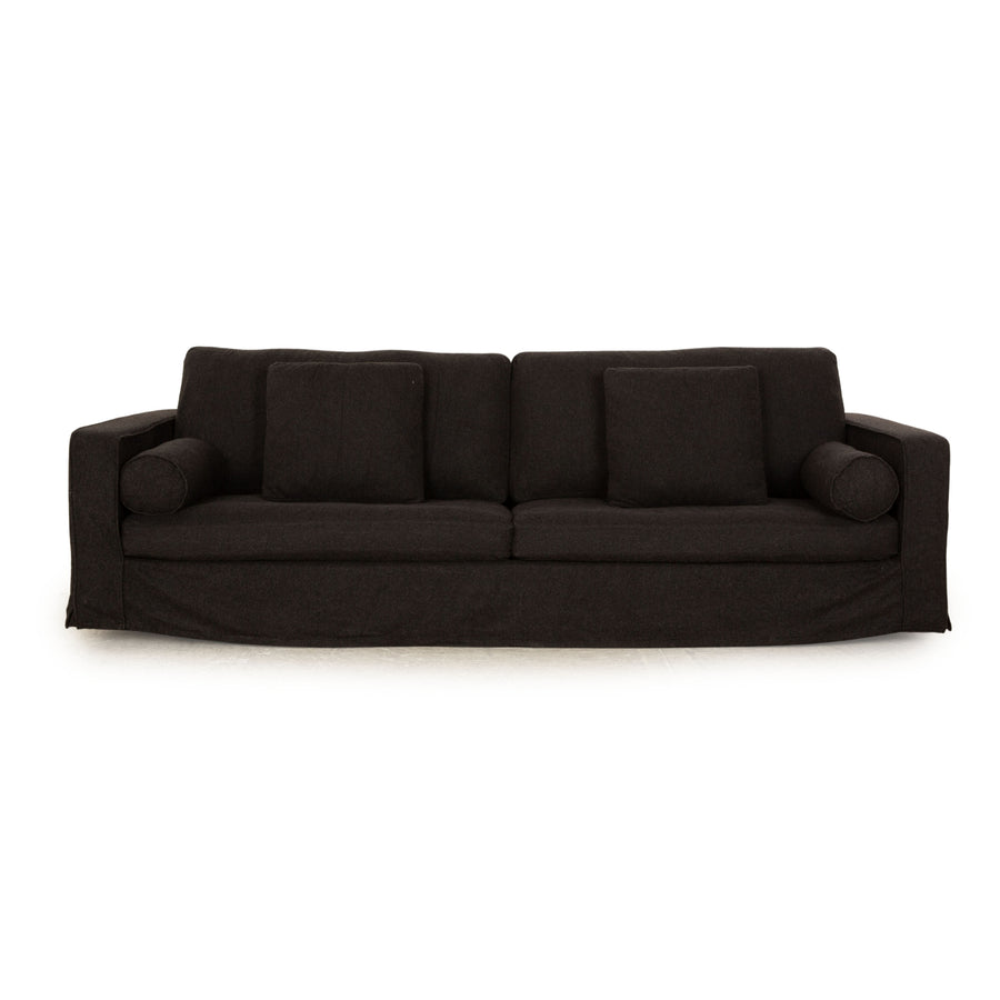 B&B Italia Baisity Stoff Dreisitzer Dunkelgrau Sofa Couch