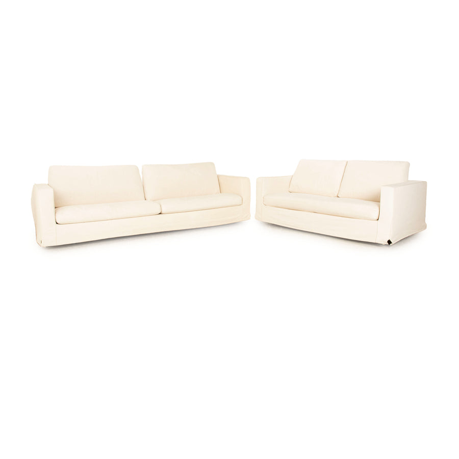 B&amp;B Italia Baisity fabric sofa set two-seater three-seater cream sofa couch