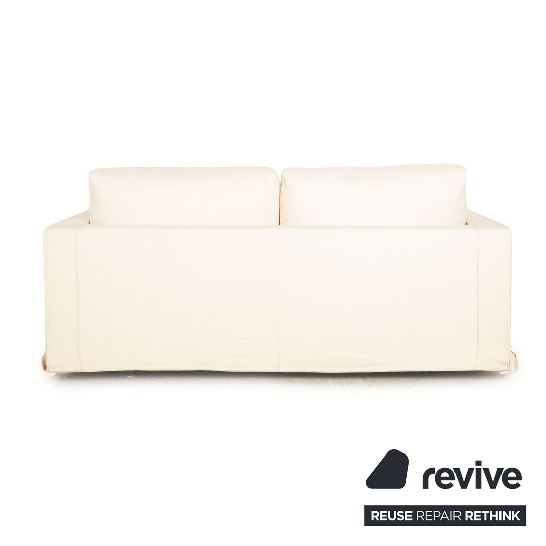 B&amp;B Italia Baisity Fabric Two Seater Cream Sofa Couch