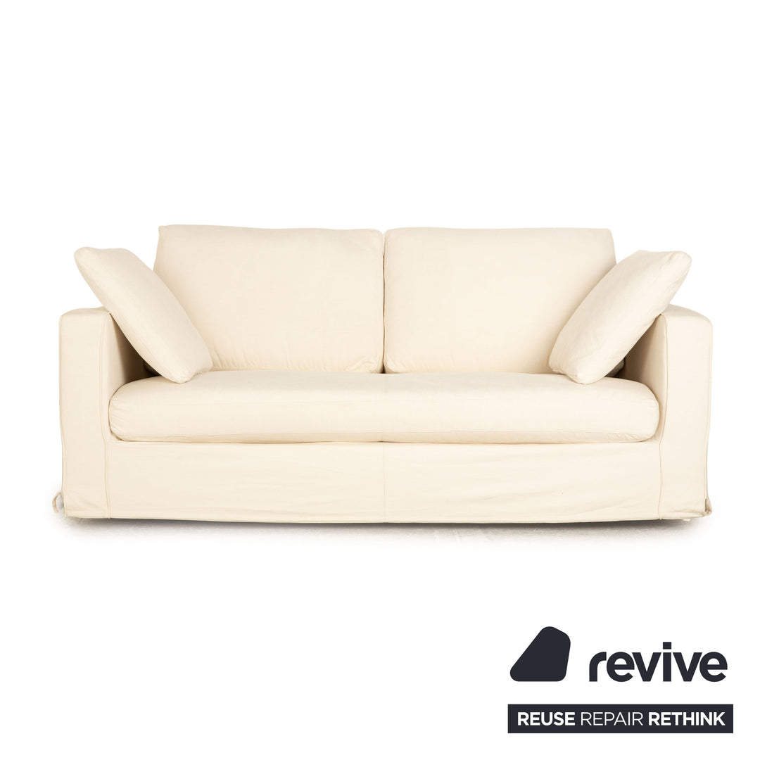 B&B Italia Baisity Stoff Zweisitzer Creme Sofa Couch