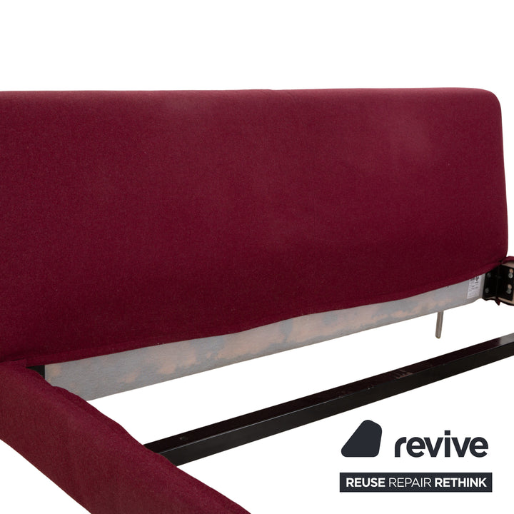 Lit en tissu Charles rouge B&amp;B Italia 160x200