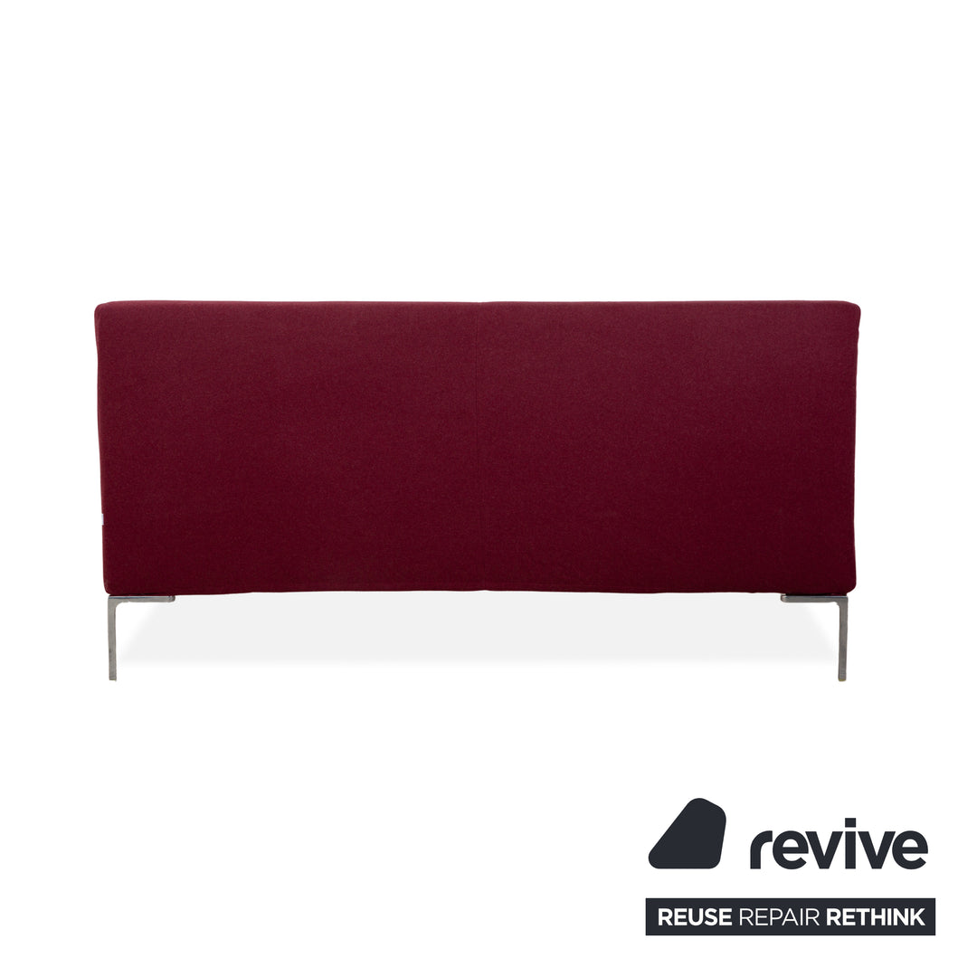 Lit en tissu Charles rouge B&amp;B Italia 160x200