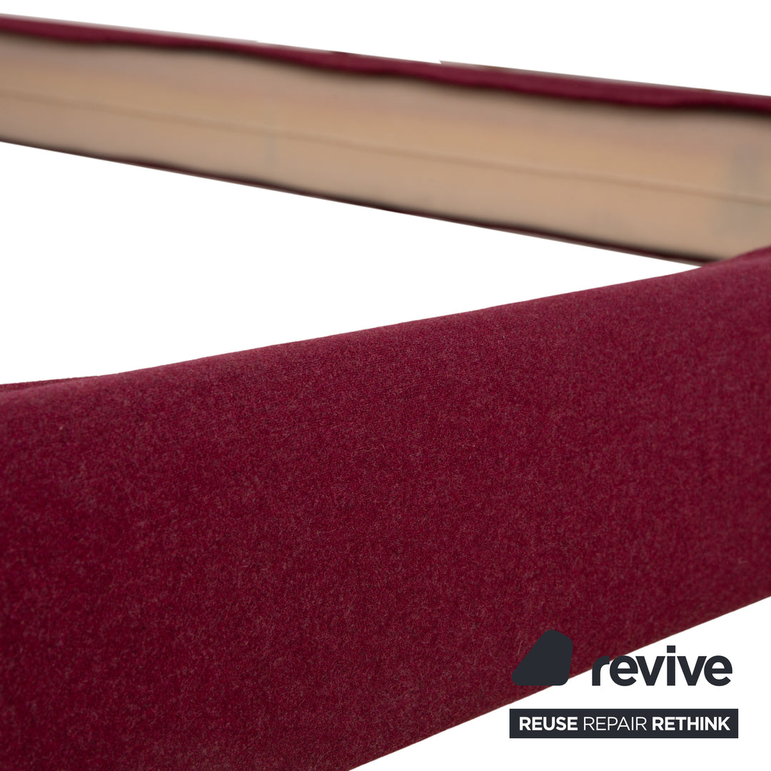 Lit en tissu Charles rouge B&amp;B Italia 160x200