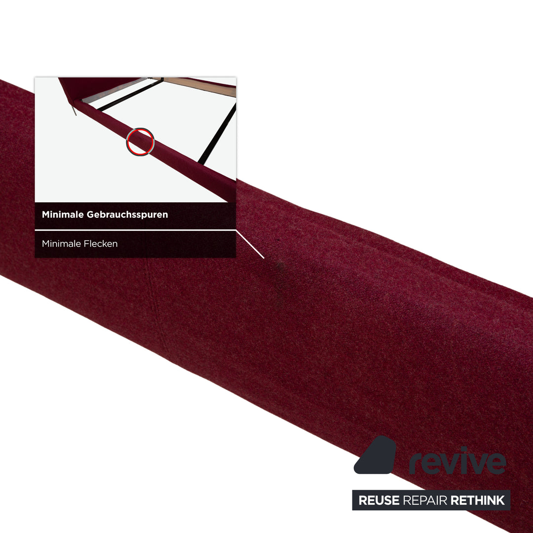 B&amp;B Italia Charles Fabric Bed Red 160x200