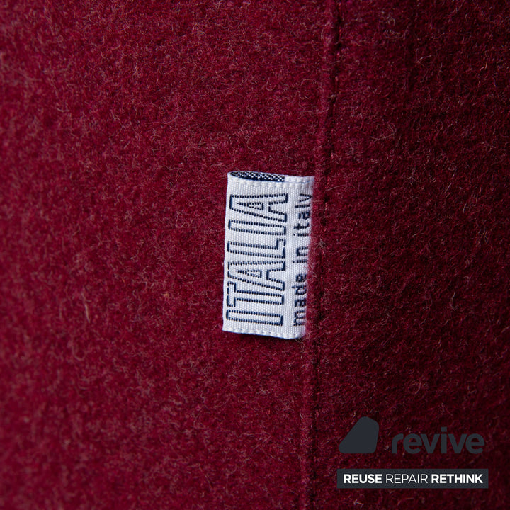 B&amp;B Italia Charles Fabric Bed Red 160x200