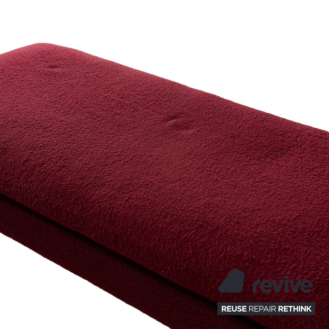 Chaise longue en tissu Charles rouge de B&amp;B Italia