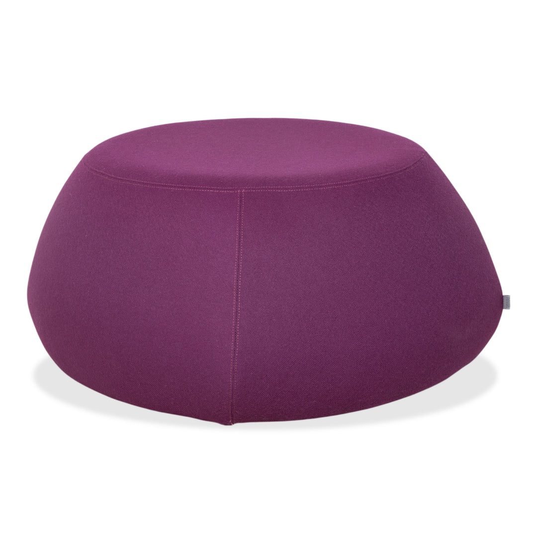 B&B Italia Fat Pouf Tissu Violet Lilas Vin Pouf Repose-pieds Retapissage (SIDRO 2059601)