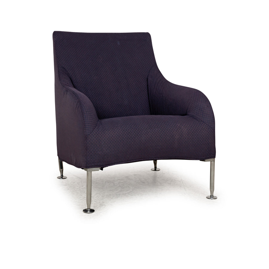 Fauteuil en tissu Florence B&amp;B Italia Lila Lilablau