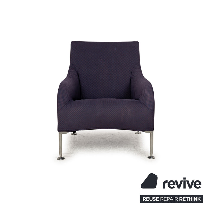Fauteuil en tissu Florence B&amp;B Italia Lila Lilablau