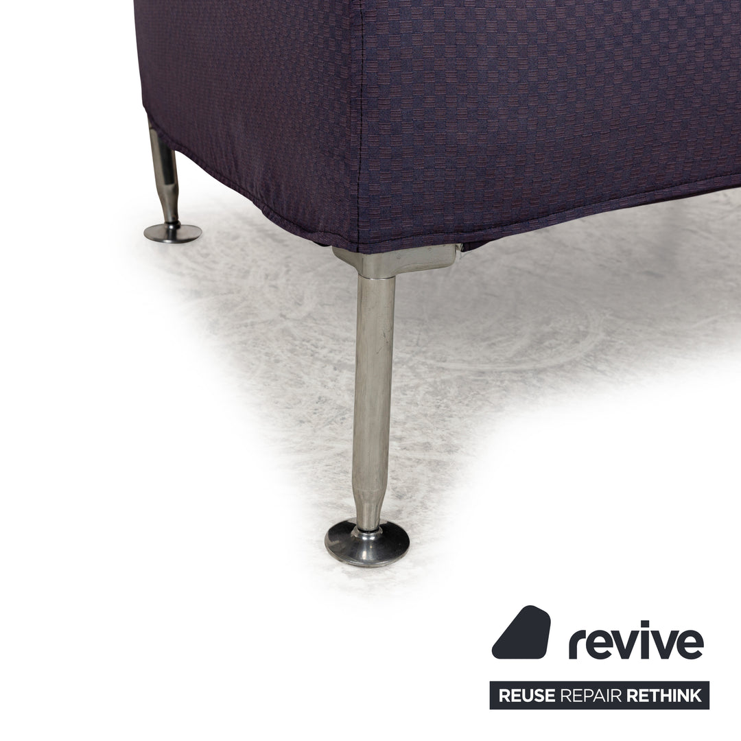 Fauteuil en tissu Florence B&amp;B Italia Lila Lilablau