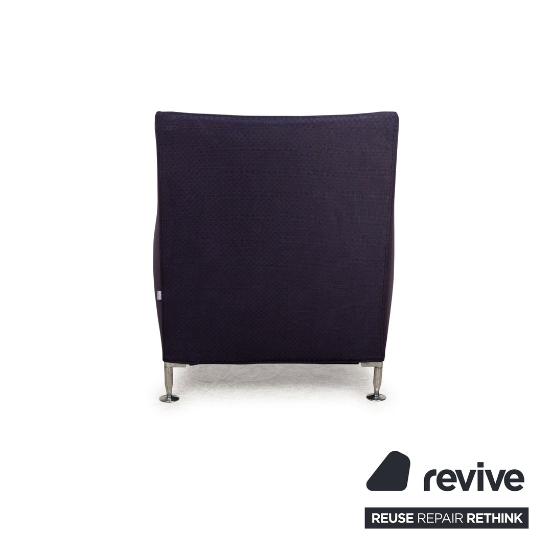 Fauteuil en tissu Florence B&amp;B Italia Lila Lilablau