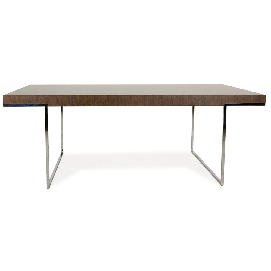 B&amp;B Italia wooden dining table dark brown vintage by Paolo Piva 202 x 76 x 102 cm